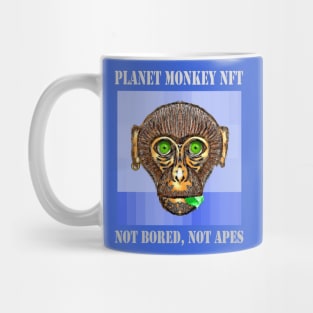 Planet Monkey Cute Animals Not Bored Apes Mug